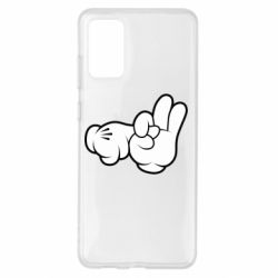 Чехол для Samsung S20+ Mickey Mouse Hands "Chop-chop" - PrintSalon