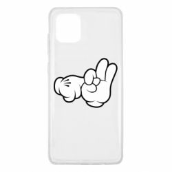 Чехол для Samsung Note 10 Lite Mickey Mouse Hands "Chop-chop" - PrintSalon