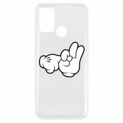 Чехол для Oppo A53/A32/A33 Mickey Mouse Hands "Chop-chop" - PrintSalon