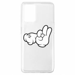 Чехол для Oppo A74 4G Mickey Mouse Hands "Chop-chop" - PrintSalon