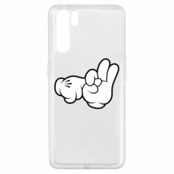 Чехол для Oppo A91/Reno3 Mickey Mouse Hands "Chop-chop" - PrintSalon