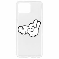 Чехол для Oppo Reno 4 Lite Mickey Mouse Hands "Chop-chop" - PrintSalon