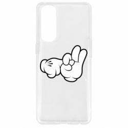 Чехол для Oppo Reno 4 Pro Mickey Mouse Hands "Chop-chop" - PrintSalon