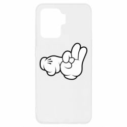 Чехол для Oppo Reno 5 Lite Mickey Mouse Hands "Chop-chop" - PrintSalon