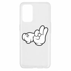 Чехол для Oppo Reno 5 4G Mickey Mouse Hands "Chop-chop" - PrintSalon