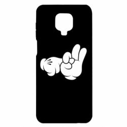 Чехол для Xiaomi Redmi Note 9S/9Pro/9Pro Max Mickey Mouse Hands "Chop-chop" - PrintSalon