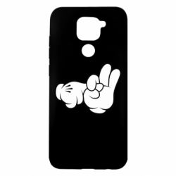 Чехол для Xiaomi Redmi Note 9/Redmi 10X Mickey Mouse Hands "Chop-chop" - PrintSalon