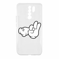 Чехол для Xiaomi Redmi 9 Mickey Mouse Hands "Chop-chop" - PrintSalon