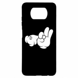 Чехол для Xiaomi Poco X3 Mickey Mouse Hands "Chop-chop" - PrintSalon