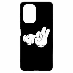 Чехол для Xiaomi Poco F3/K40 Mickey Mouse Hands "Chop-chop" - PrintSalon