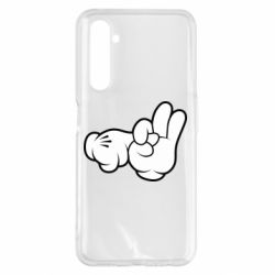 Чехол для Realme 6 Pro Mickey Mouse Hands "Chop-chop" - PrintSalon