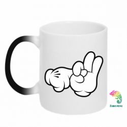 Чашка-хамелеон Mickey Mouse Hands "Chop-chop" - PrintSalon