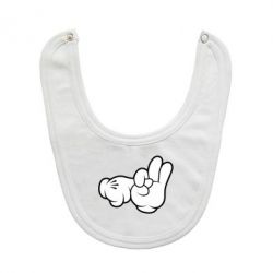 Слюнявчик  Mickey Mouse Hands "Chop-chop" - PrintSalon