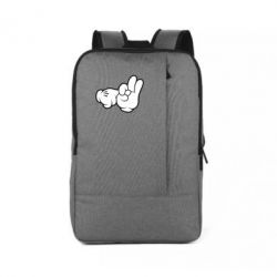 Рюкзак для ноутбука Mickey Mouse Hands "Chop-chop"-PrintSalon Рюкзак для ноутбука Mickey Mouse Hands "Chop-chop"