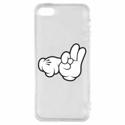 Чехол для iPhone5/5S/SE Mickey Mouse Hands "Chop-chop" - PrintSalon