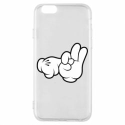 Чехол для iPhone 6/6S Mickey Mouse Hands "Chop-chop" - PrintSalon