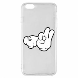 Чехол для iPhone 6 Plus/6S Plus Mickey Mouse Hands "Chop-chop" - PrintSalon