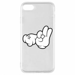 Чехол для iPhone 8 Mickey Mouse Hands "Chop-chop" - PrintSalon