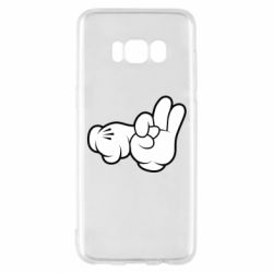 Чехол для Samsung S8 Mickey Mouse Hands "Chop-chop" - PrintSalon