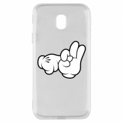 Чехол для Samsung J3 2017 Mickey Mouse Hands "Chop-chop" - PrintSalon