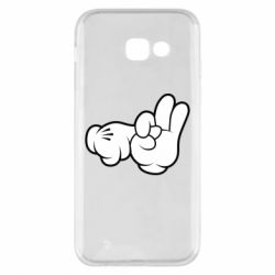 Чехол для Samsung A5 2017 Mickey Mouse Hands "Chop-chop"-PrintSalon Чехол для Samsung A5 2017 Mickey Mouse Hands "Chop-chop"