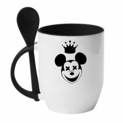 Чашка с ложкой Mickey Mouse Swag - PrintSalon
