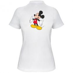 Женское поло Mickey Mouse - PrintSalon
