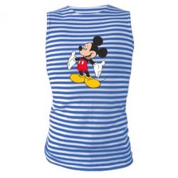 Майка-тельняшка Mickey Mouse - PrintSalon