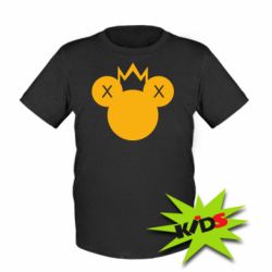 Детская футболка Mickey with a crown - PrintSalon