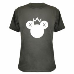Камуфляжная футболка Mickey with a crown - PrintSalon