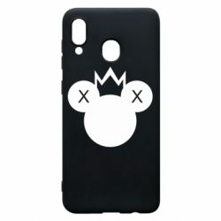 Чехол для Samsung A30 Mickey with a crown - PrintSalon