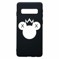 Чехол для Samsung S10 Mickey with a crown - PrintSalon