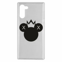 Чехол для Samsung Note 10 Mickey with a crown - PrintSalon