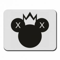 Коврик для мыши Mickey with a crown - PrintSalon