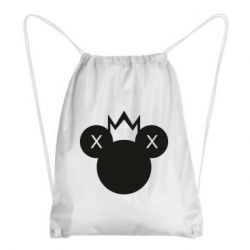 Рюкзак-мешок Mickey with a crown - PrintSalon