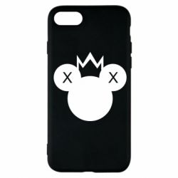 Чехол для iPhone 7 Mickey with a crown - PrintSalon
