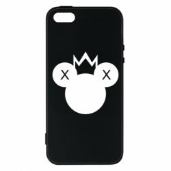 Чехол для iPhone5/5S/SE Mickey with a crown - PrintSalon