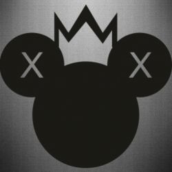 Наклейка Mickey with a crown