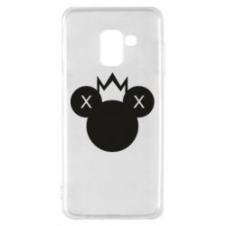 Чехол для Samsung A8 2018 Mickey with a crown - PrintSalon