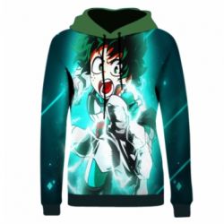 Жіноче 3D худі Midoriya Izuku