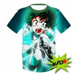 Дитяча 3D футболка Midoriya Izuku