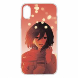 Чохол для iPhone X/Xs Mikasa Ackerman hero - PrintSalon