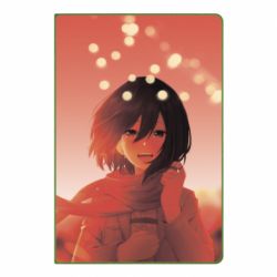 Блокнот з принтом Mikasa Ackerman hero - PrintSalon