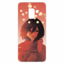 Чохол для Samsung A8 2018 Mikasa Ackerman hero - PrintSalon