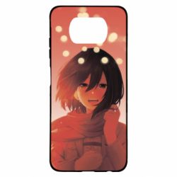 Чохол для Xiaomi Poco X3 Mikasa Ackerman hero - PrintSalon