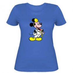 Женская футболка Микки Доктор - PrintSalon