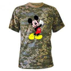 Камуфляжна футболка Міккі Маус - PrintSalon