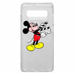 Чехол для Samsung S10+ Микки режиссер - PrintSalon