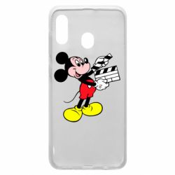 Чехол для Samsung A20 Микки режиссер - PrintSalon