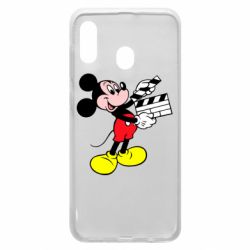 Чехол для Samsung A30 Микки режиссер - PrintSalon